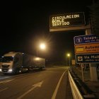 Zona de acceso a la autopista, en un incidente registrado meses atrás.