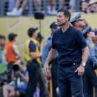 El entrenador del Real Madrid, Xabi Alonso, lamentó este martes que el creativo croata Luka Modric tuviera una despedida triste el mismo día que fue eliminado del Mundial de Clubes con una goleada por 4-0 del PSG. EFE/EPA/JUSTIN LANE.