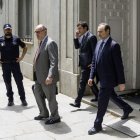 José Luis Ábalos en el Supremo tras decvlarar ante el juez Puente.