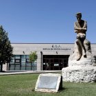 El pensador, ubicado en el Campus de Vegazana, es uno de los símbolos de la Universidad de León.