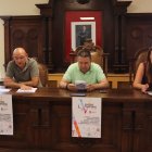 Javier Rodríguez, Luis M. Santos y Valentina González.