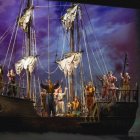 Los miembros de Dagoll Dagom en la última representación del musical 'Mar i Cel' con el que se despiden de los escenarios.