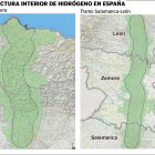 Trazado de los tramos de la red troncal de hidrógeno