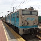Una locomotora de Alsa Rail en la provincia de León.