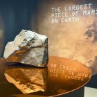 El meteorito más grande de Marte expuesto en Sotheby's desde el 8 de julio.