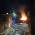 Incendio en el barrio de San Esteban en León.