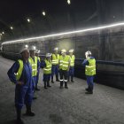 Visita de la delegación a la Fundación Santa Bárbara.
