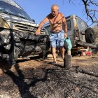 Pedro Pérez Caraballo, uno de los vecinos afectados por el incendio.