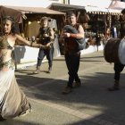 Un momento de la apertura del Encuentro de Juglares, este viernes en Sahagún.