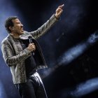 Lionel Richie durante uno de sus conciertos en Montreux (Suiza).