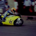 El valenciano Bernat Martínez Mas logró el triunfo en el GP de La Bañeza en el año 2000.