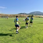 Entrenamiento de la SD Ponferradina.