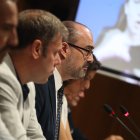 Detalle de un momento de la sesión plenaria de hoy en Ponferrada dirigida por el alcalde Marco Morala.