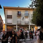 La jornada de ayer comenzó con la inauguración del mercado astur-romano por la mañana y el gran desfile por la tarde para recibir al César.