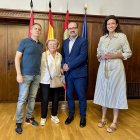 La recepción fue en el Ayuntamiento