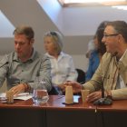 Iván Alonso (CB) junto a José Manuel Pereira (PP) en el Pleno Consejo Comarcal del Bierzo