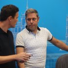 Iván Alonso y Miguel Reguera en la presentación