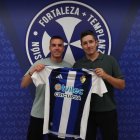 El lateral Diego Moreno, en su presentación oficial.