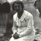 María Isabel Pérez Pérez, la primera mujer en escalar el Picu Urriellu el 31 de julio de 1935.