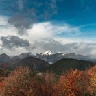 La montaña de Riaño con nieve.