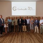 Imagen de las autoridades presentes este viernes en el 30 aniversario de la Gordonzello.