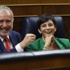 La ministra de Vivienda, Isabel Rodríguez, durante un pleno del Congreso de los Diputados.