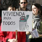 MANIFESTACION DE LA PLATAFORMA POR LA VIVIENDA DIGNA