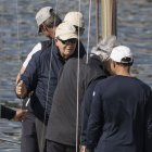 El rey emérito Juan Carlos I a bordo de una embarcación.