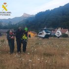 Un instante durante la operación de rescate.