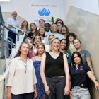 La vicepresidenta Isabel Blanco con los intgrantes del itinerario.