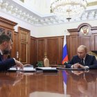El presidente ruso con el autoproclamado presidente de la república de Donetsk