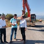 El alcalde Marco Morala y el concejal Carlos Cortina visitan las obras