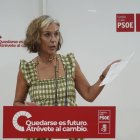 Imagen de la procuradora socialista Ana Casado.