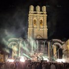 Una actuación musical en las fiestas de La Bañeza.