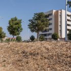 Uno de los solares en el barrio de La Lastra de León.