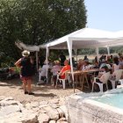 Varias carpas acogió a los descendientes del pueblo de Utero en su renacida romería de la Virgen.