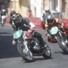 Un momento de los entrenamientos de este sábado.