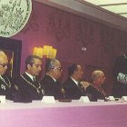 Intervención del entonces ministro de Justicia, Antonio María de Oriol.