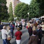 Baile para mayores en el parque de Quevedo.