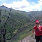 Leonor Calvo Galán, durante uno de sus trabajos de campo.