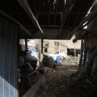 Imagen de una nave tras un accidente laboral.