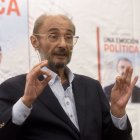 El expresidente de Aragón y presidente del partido socialista en la comunidad, Javier Lambán.