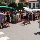 Muchas batas para el primer día de feria.