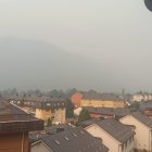 Vista desde Villablino este domingo.