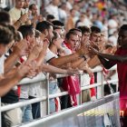 Diallo pidió perdón al ser expulsado tras cometer penalti a los 30 segundos y al final se despidió así de su afición.