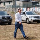 Alfonso Fernández Mañueco, ayer en Villablino.