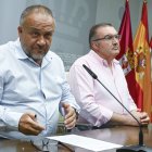 Courel y Aller, ayer en la Diputación.