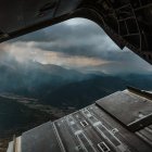 Intervención de un vuelo del ejército de los Países Bajos sobre el incendio de Barniedo.