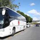 Autobús de donación de sangre durante otra campaña