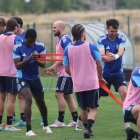 La Deportiva, en una sesión de entrenamiento.